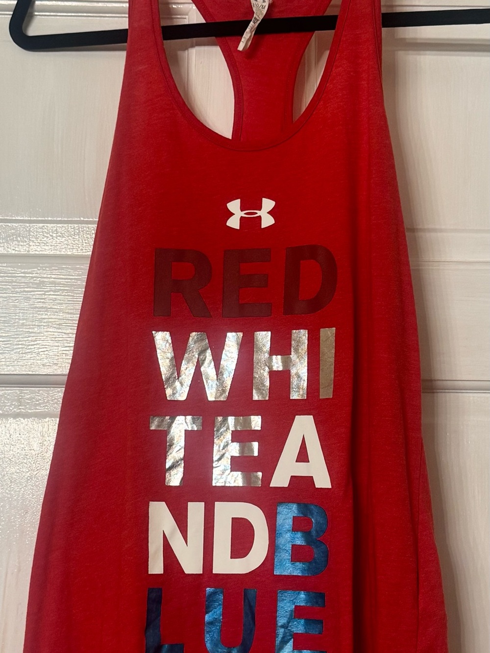 Under Armour Red Performance Tee with Tag